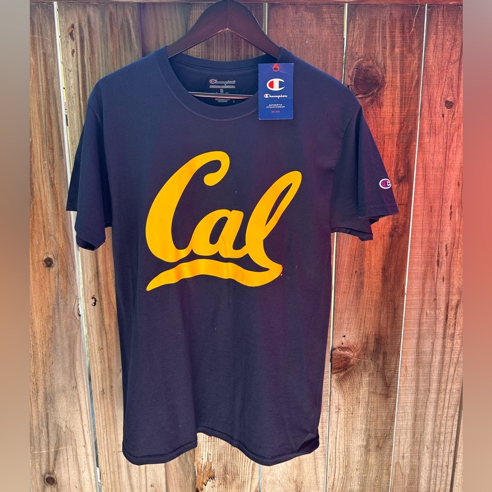 Champion Cal UC Berkeley t-shirt. New with tags. Unisex MEDIUM